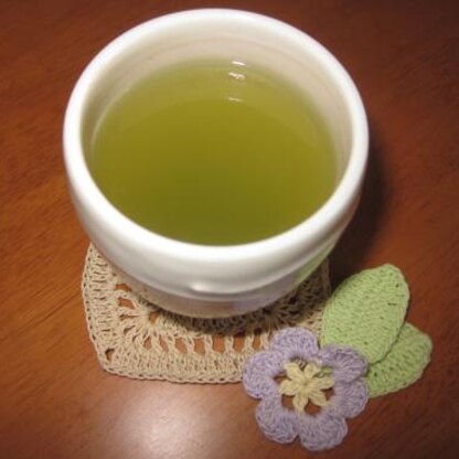 緑茶にピリピリっとした辛さの生姜があいますね♪
体が温まって美味しかったです。
ごちそうさまでした（*^_^*）